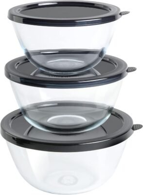Glass Mixing Bowl Set (3-piece)